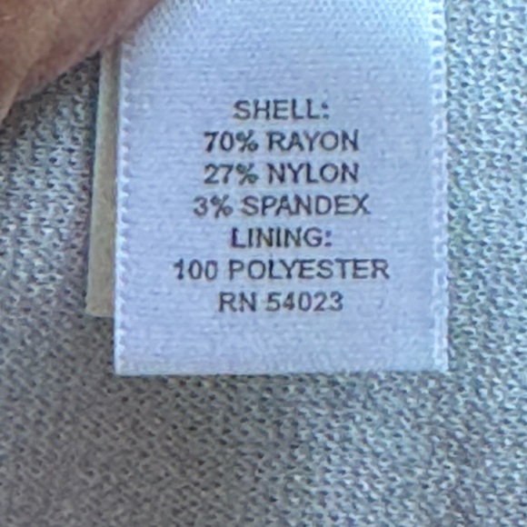 2009 Banana Republic gray nylon, spandex blend size 4 dress geometric design - Picture 14 of 14